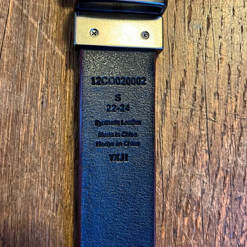 Columbia reversible belt brown black kids Small faux leather